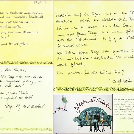 Апартаменты Janischs Im Spreewald, Terrasse, Grosser Garten Und Blick Inklusive *